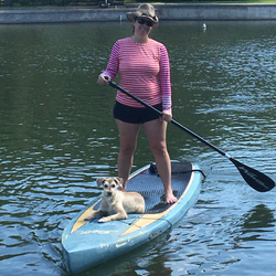 Coached on a Paddle Board